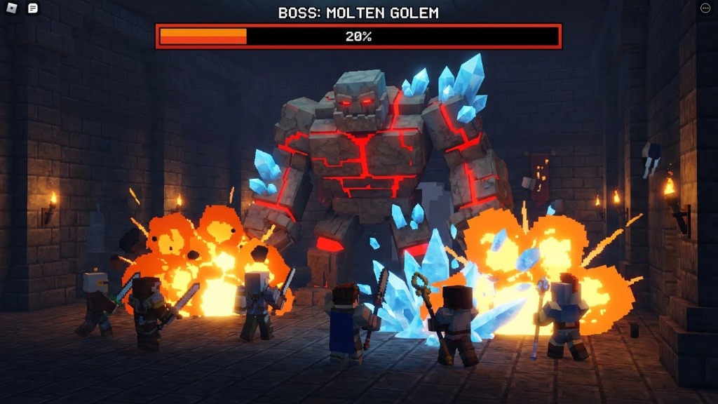 The Forge - Epic boss battle against Molten Golem